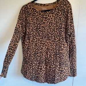 Cozy leopard long sleeved t-shirt!